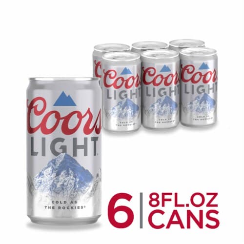 Coors Light Beer Lager 4.2% Abv In Can