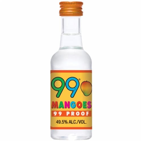 99 Brand Mango Liqueur, Bottle, 99 Proof