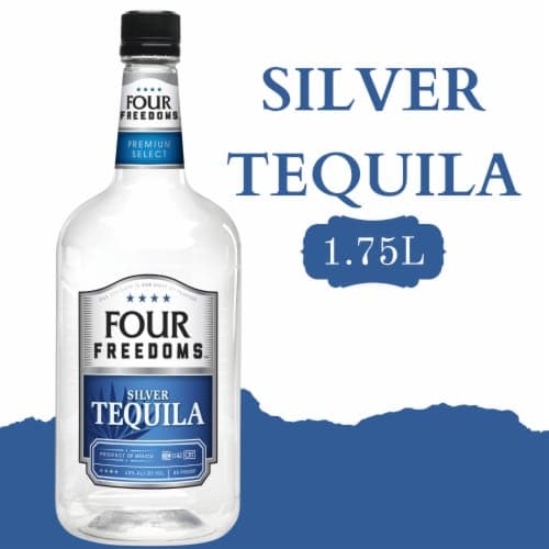 Four Freedoms Silver Tequila, 80 Proof