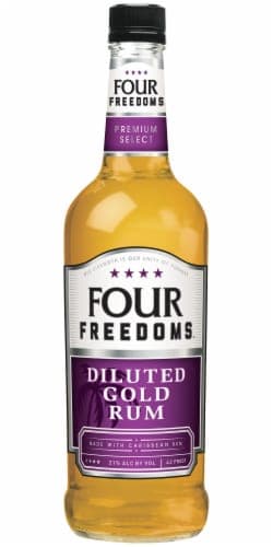 Four Freedoms Diluted Gold Dark Rum