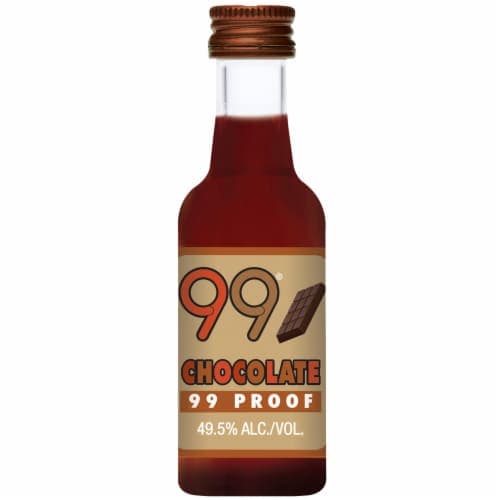 99 Brand Chocolate Liqueur, Bottle, 99 Proof