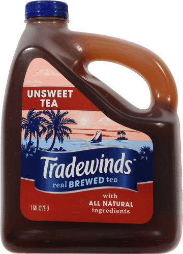 Tradewinds Iced Tea, Slow Brewed, Unsweet Tea