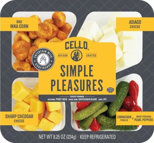Cello Cheese Pre Pack Snack Tray