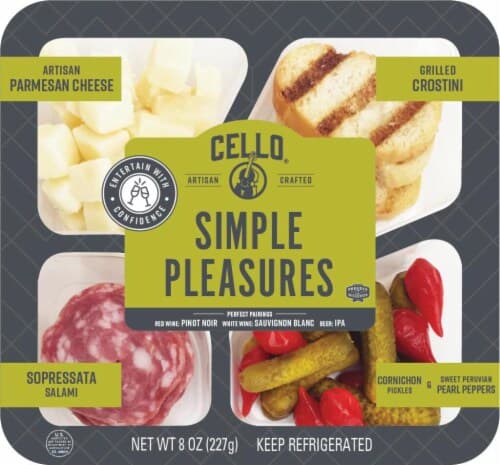 Cello Cheese & Meat Pre Pack Snack Tray