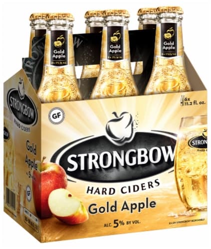 Strongbow Gold Apple Hard Cider, Oz Bottles