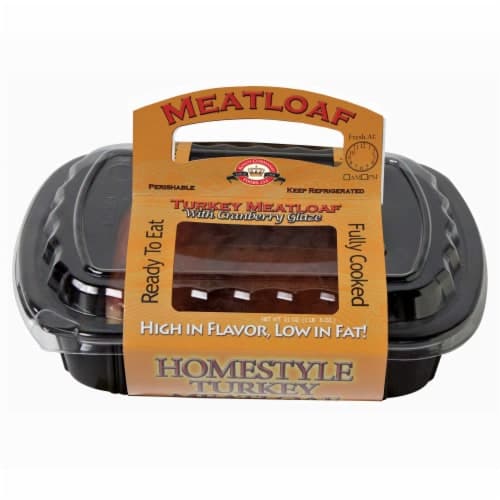 King'S Command Foods Fully Cooked Turkey Meatloaf & Cranberry Sauce