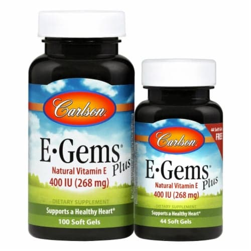 Carlson E-Gems Plus 400 Iu 100 + 44 Free Sgels