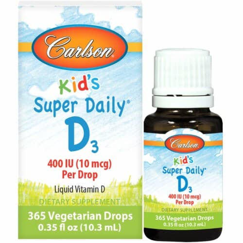Carlson Kid'S Super Daily D3 400 Iu Per Drop Dietary Supplement