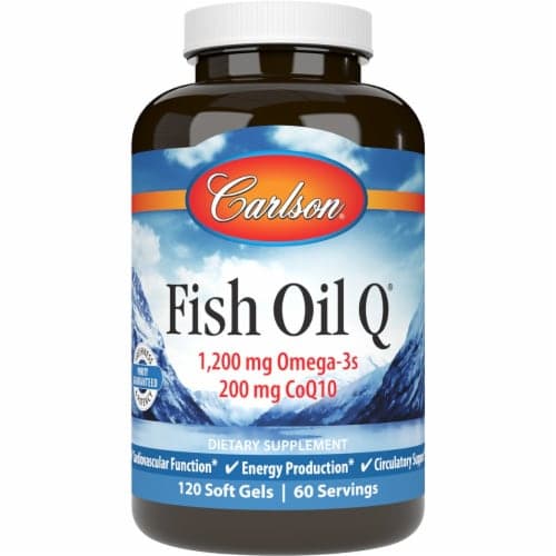 Carlson Fish Oil Q 120 Sgels