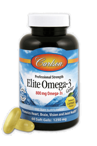 Carlson Elite Omega 3 Softgels