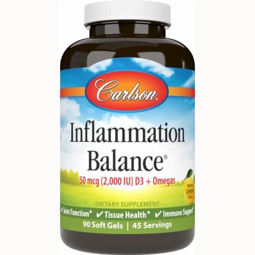 Carlson Inflammation Balance - Lemon 90 Sgels