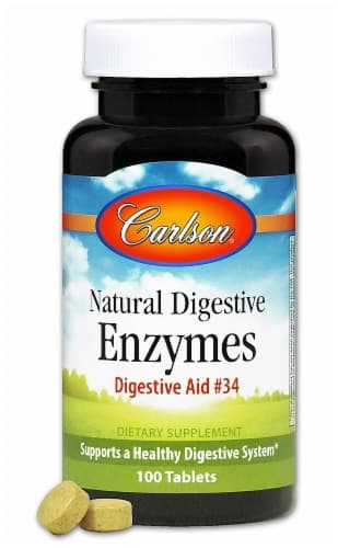 Carlson  Natural Digestive Enzymes Digestive Aid #