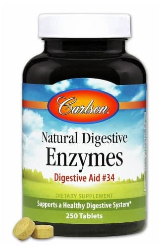 Carlson  Natural Digestive Enzymes Digestive Aid No