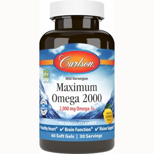 Carlson Wild Norwegian Maximum Omega 2000 - Lemon 2, 60 Sgels