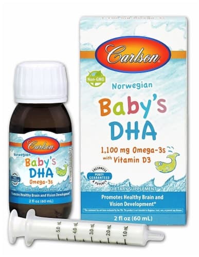 Carlson Norwegian Baby'S Dha Omega-3S With Vitamin D3 Liquid