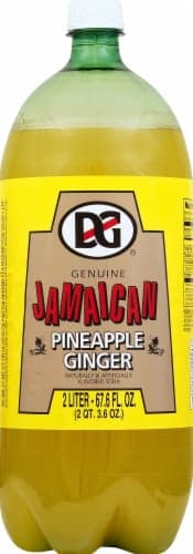 Dg Soda, Genuine Jamaican, Pineapple Ginger