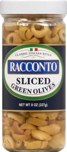 Racconto Sliced Green Olives
