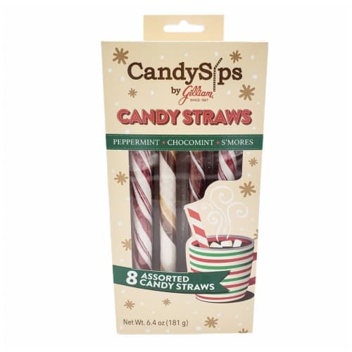 Gilliam Assorted Holiday Candy Straws