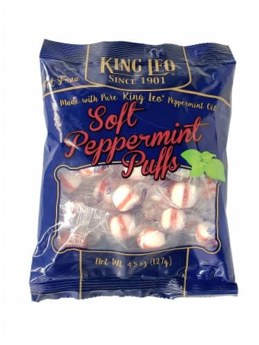 King Leo Holiday Soft Peppermint Puffs