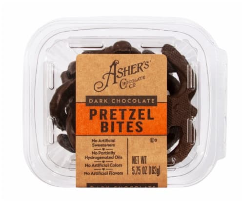 Asher'S Chocolate Dark Chocolate Pretzel Bites