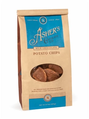 Asher'S Chocolate Co Milk Chocolate Potato Chips