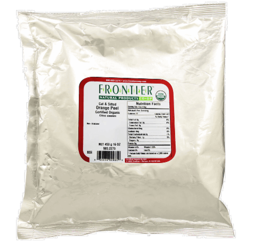 Frontier Organic Cut & Sifted Orange Peel