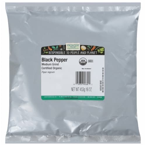 Frontier Herb Pepper Organic Black Medium Grind