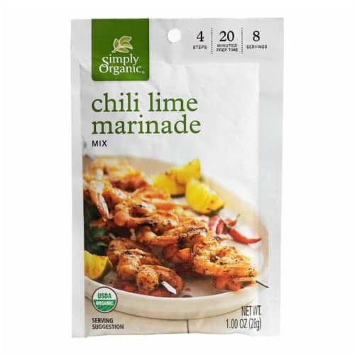Simply Organic Marinade Mix, Chili Lime
