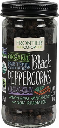 Frontier  Co-Op Organic Black Peppercorns Whole
