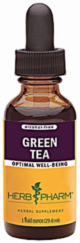 Herb Pharm Green Tea Alcohol Free Optimal Well-Being Herbal Supplement