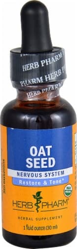 Herb Pharm Organic Oat Seed Liquid Herbal Supplement