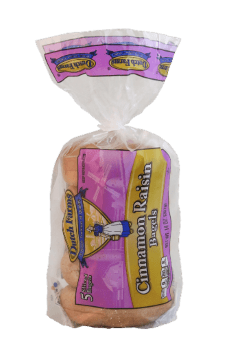 Dutch Farms Cinnamon Raisin Bagels