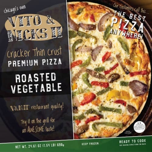 Vito And Nicks Ii Roasted Vegetabe Pizza