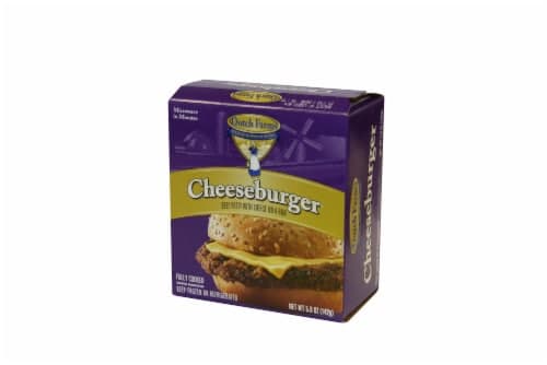Dutch Farms Cheeseburger Fully Cooked Beef Patty