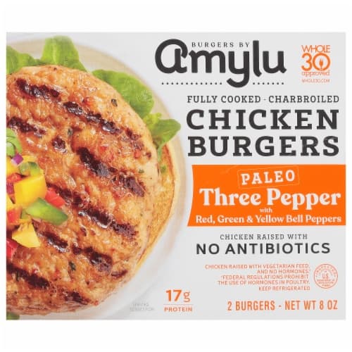 Burgers By Amylu Paleo Three Pepper Chicken Burgers