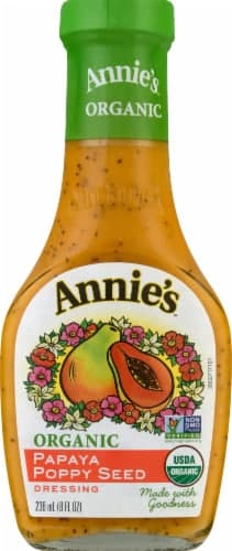 Annie'S Organic Papaya Poppy Seed Dressing