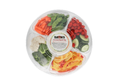 Market Cuts Deluxe Large Veggie Tray With Dip
