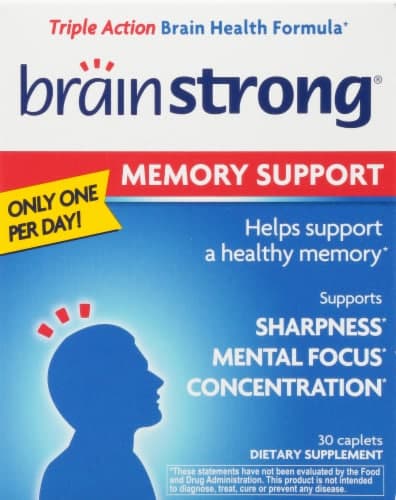 Brainstrong Memory Support Dietary Supplement Caplets
