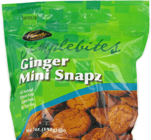 Pamela'S Cookies, Mini, Ginger Snapz