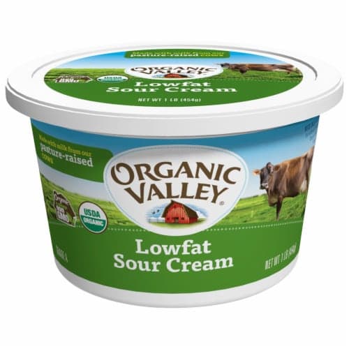 Organic Valley Sour Cream, Low Fat
