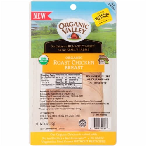 Organic Valley Sliced Roast Chicken Breast