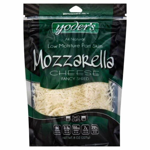 Yoders Cheese, Fancy Shred, Low Moisture Part Skim Mozzarella