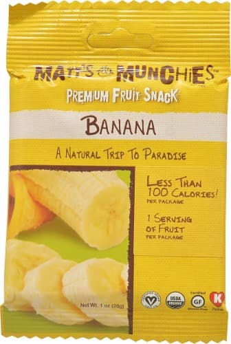 Matt'S Munchies Banana Premium Fruit Snacks