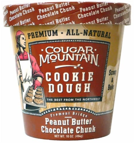 Cougar Mountain Peanut Butter Chocolate Chunk Premium Cookie Dough