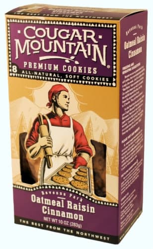 Cougar Mountain Oatmeal Raisin Cookies