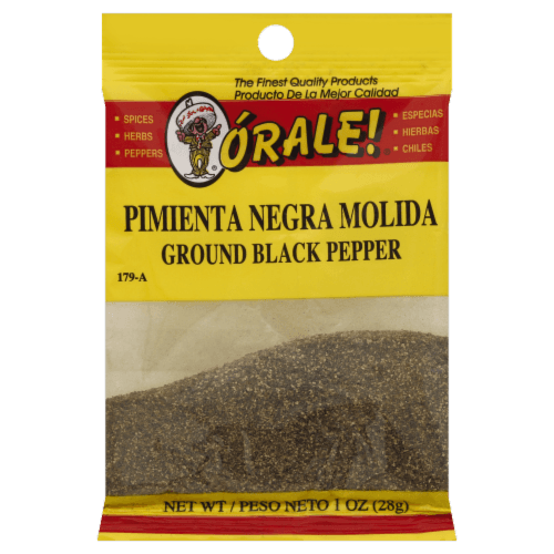 Orale Pepper, Black, Ground