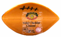 Football Shaped Cheese