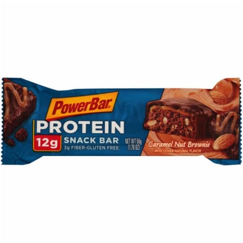 Powerbar Energy Bar, Triple Threat, Caramel Nut Brownie
