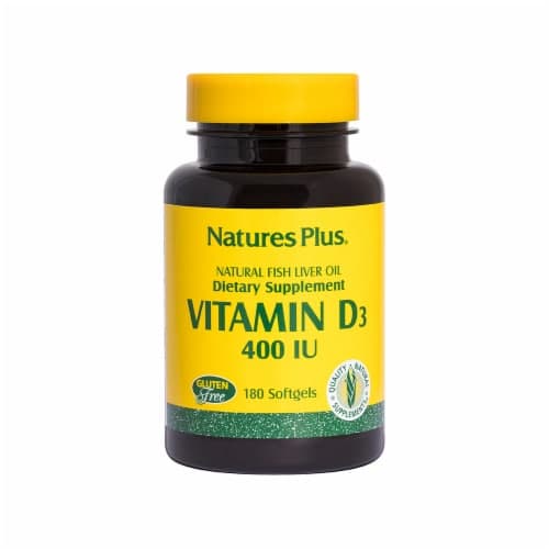 Natures Plus Vitamin D3 Softgels 400 Iu