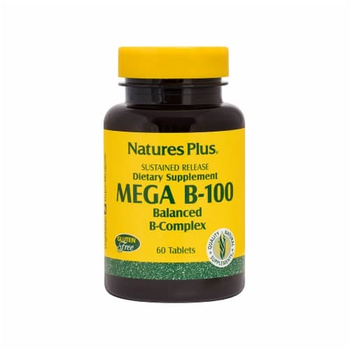 Natures Plus Sustained Release Mega B-100 Balanced B-Complex